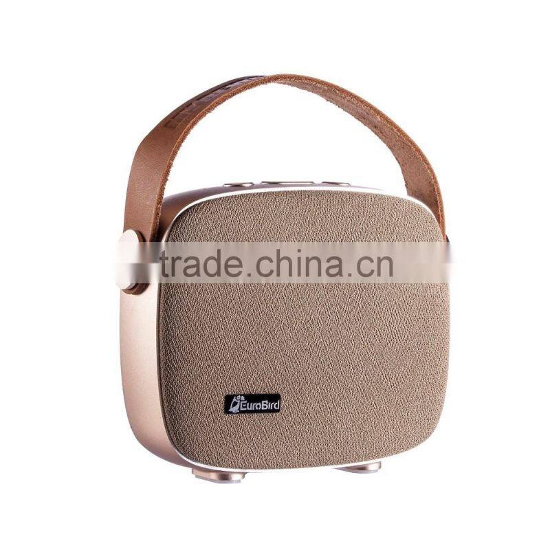 2016 Portable Stylish Waterproof Wireless High-end Fabric Mini Bluetooth Speaker with CE/FCC/ROHS Certificate