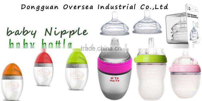 Custom mold Comotomo Natural Feel Bundle silicone Comotomo Baby Bottle