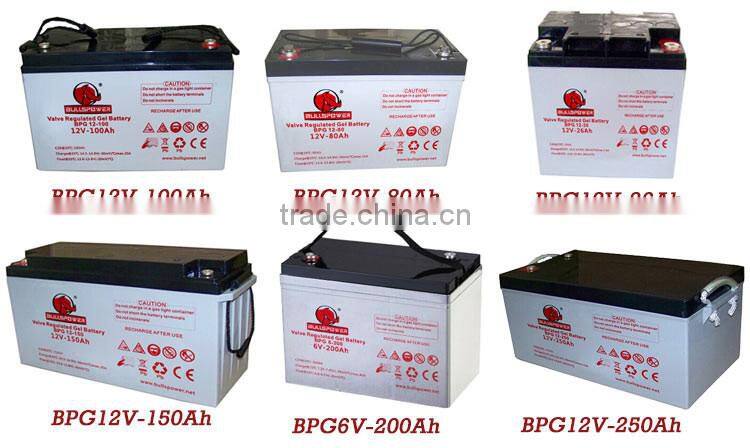 Mobile Base Signal System solar gel sealed lead acid ups battery 12v 65ah