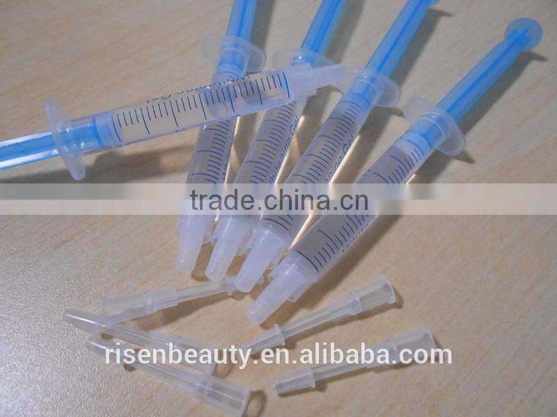 teeth whitening gel with CP HP or non-peroxide for bleaching tooth