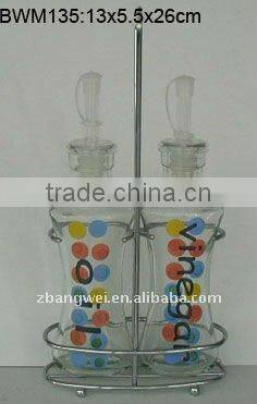 glass oil & vinegar bottle