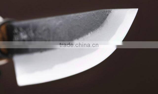 Japanese sword hatchet as fishing product cutter for outdoor activities