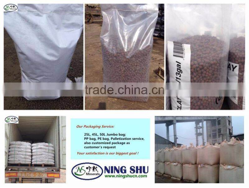 hydroponics Garden Decorating media expaned clay as Light weight Aggregate