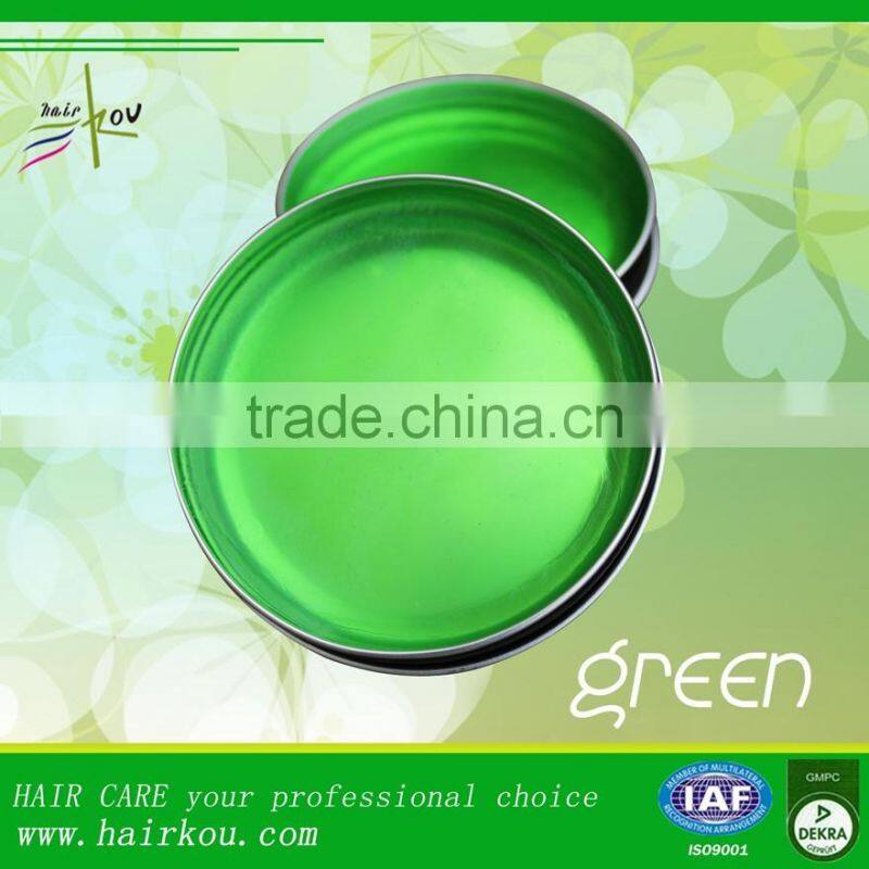 Strong Hold Water Soluable Based Shine Hair Styling Pomade Wax OEM