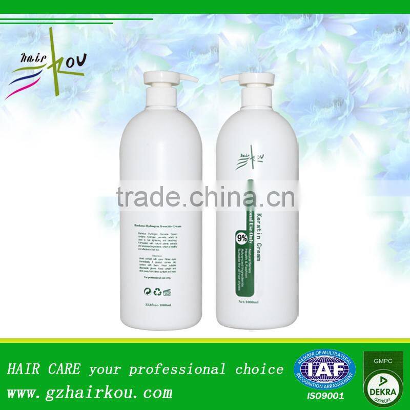 Professional manufacture organic keratin hair peroxide/hair developer for hair color