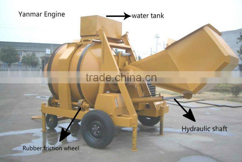 China Manufacture Concrete Mixer Drum concrete mixers with hopper