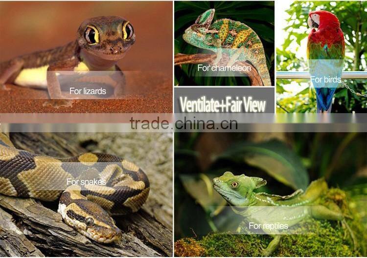 Nomo aluminum alloy mesh reptile terrarium with pvc bottom