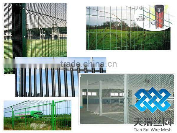 heavy galvanized diamond wire mesh fence netting