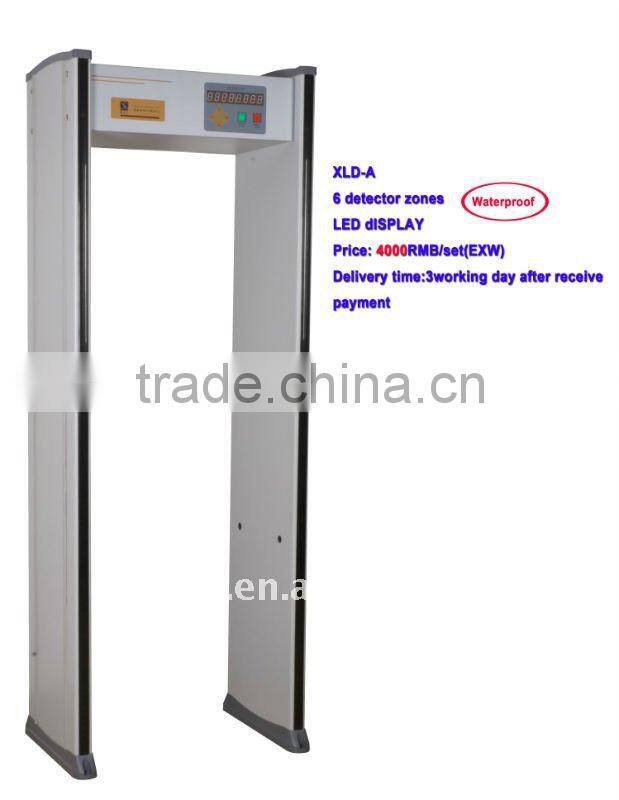 Detector metal portal Waterproof multiregion detect zonesXLD-A