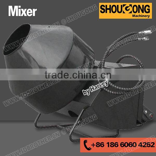 Cement Mixer for Mini Skid Steer Loader, Dingo Mixer