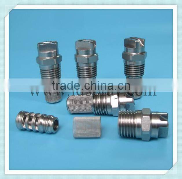 Stainless steel ss flat fan filter water spray nozzle