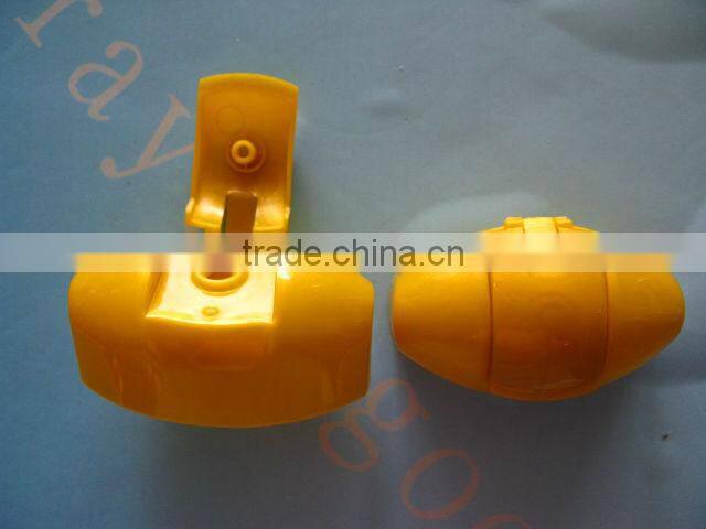 Wholesale plastic yellow shampoo bottle caps