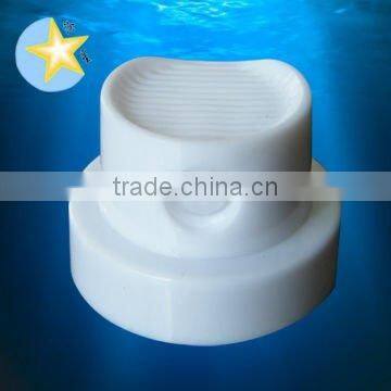 Powder aerosol valves with actuator