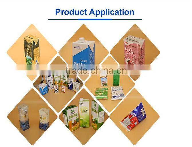 popular small cartoon box for aseptic packaging bag