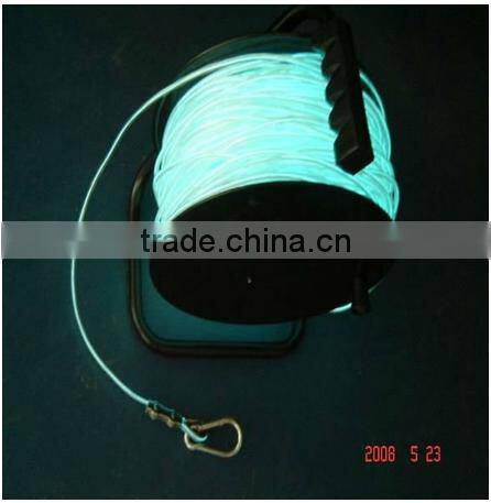 Fire fighting portable solar panel battery recharge emergency EL rope light