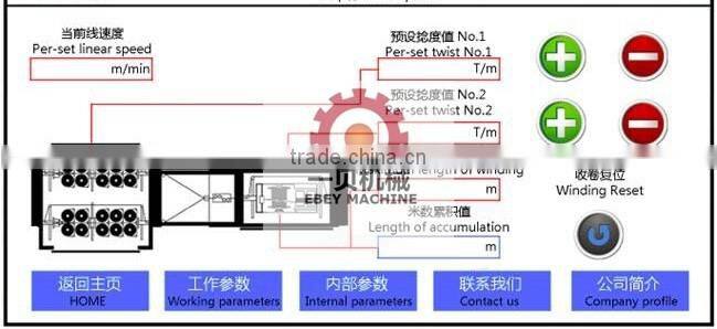 High quality automatic Plastic split film Jute sial Yarn ball winding machine