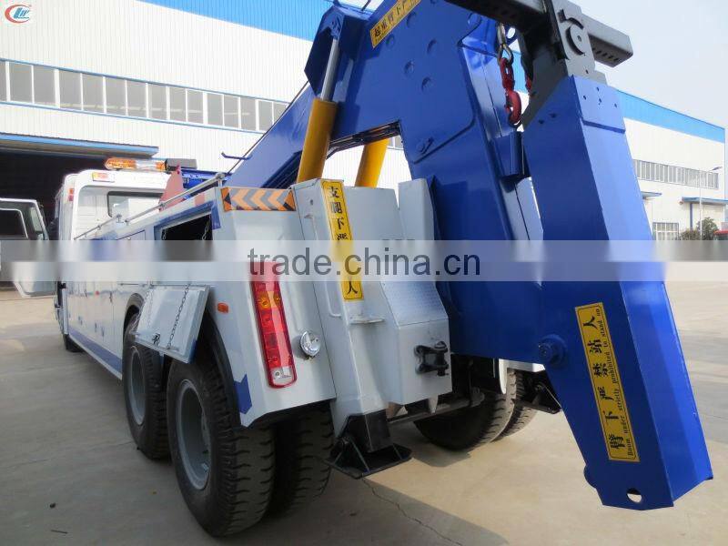 6*4 Sinotruk HOWO rear double axles Wrecker Truck 25 ton