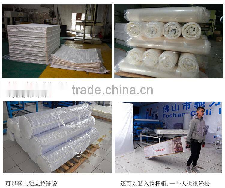 China Foshan NaiGu factory semi automatic mattress roll wrapping machine