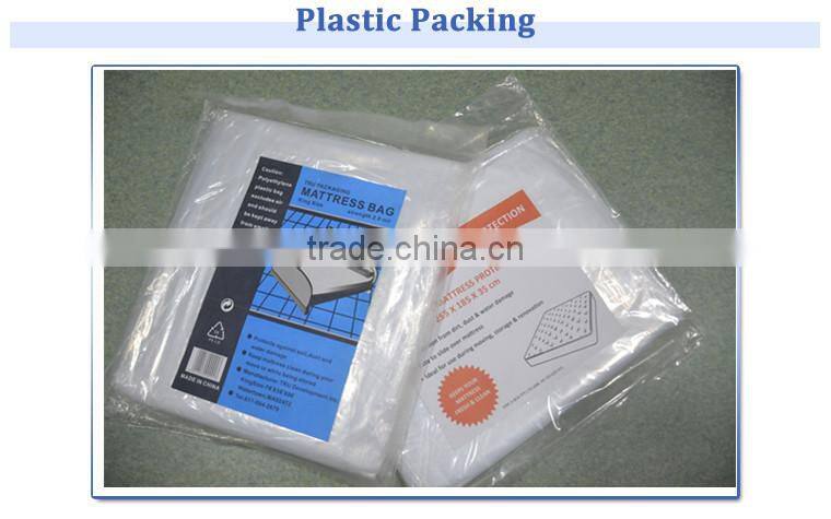 pe clear mattress bag for storage or moving