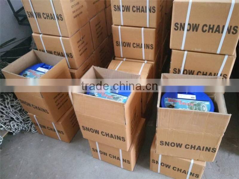 Factory CE Q235 galvanized tyre protection 9mm KNS snow chain for car