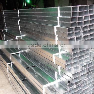 100/100/1.2mm cold rolled pre galvanized square tubing