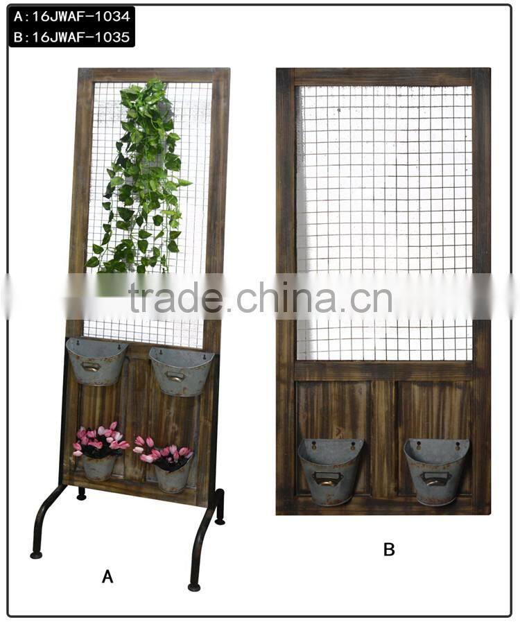 dark walnut industrial multi function wall mounted home decor antique