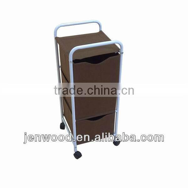 Storage bins shelf with steel stainless