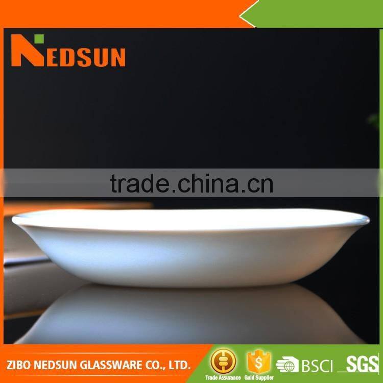 Hot sales opal glass plate