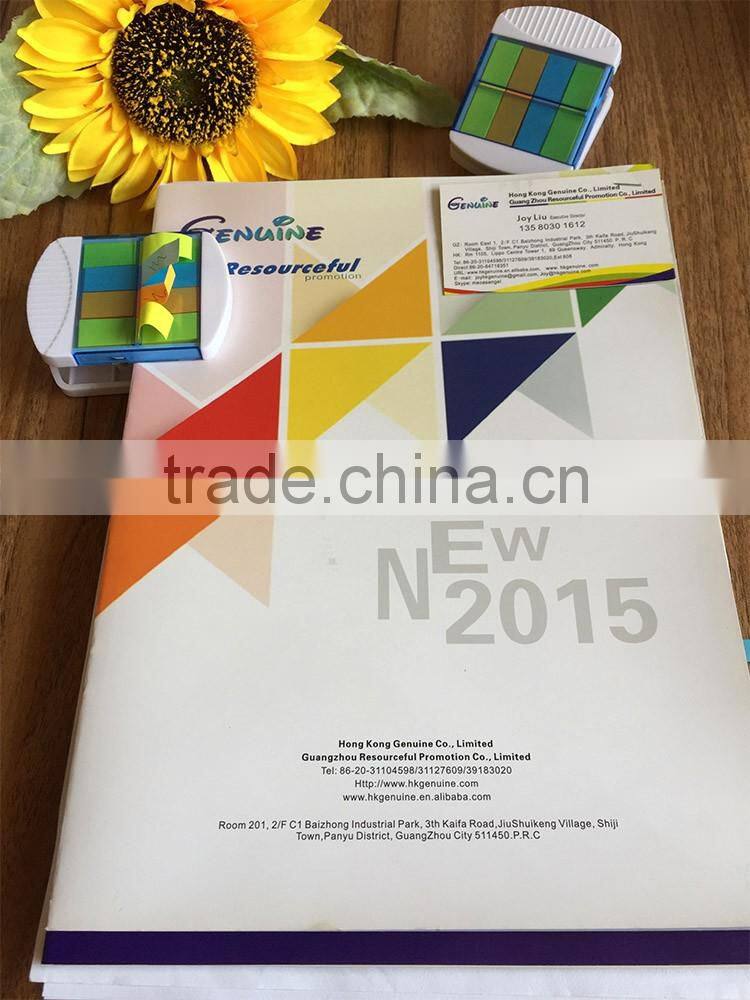 Under 1 dolar gift Newest design note clip promtion plastic sticky notes magnet paper clip