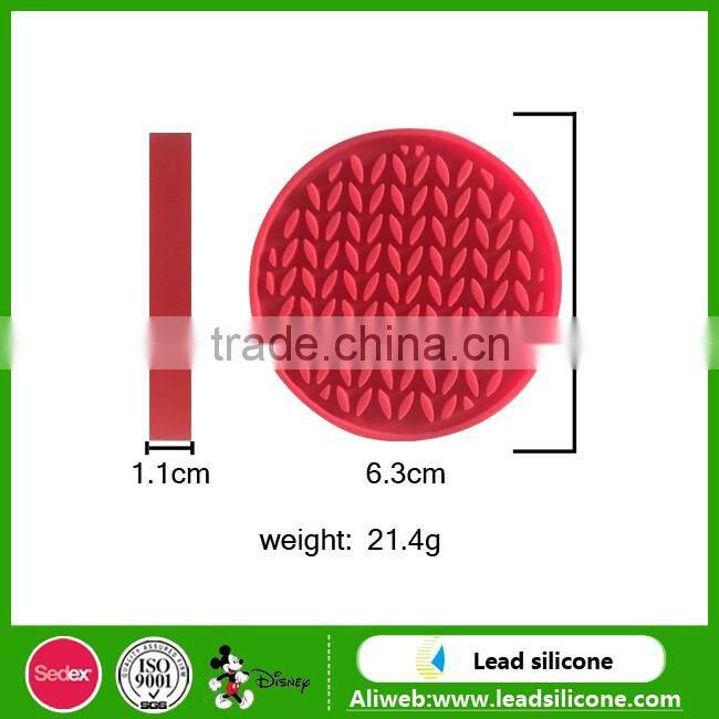 Custom Printed Silicone Cookie Stamp Silicone Cookie Stamp With Wooden Handle