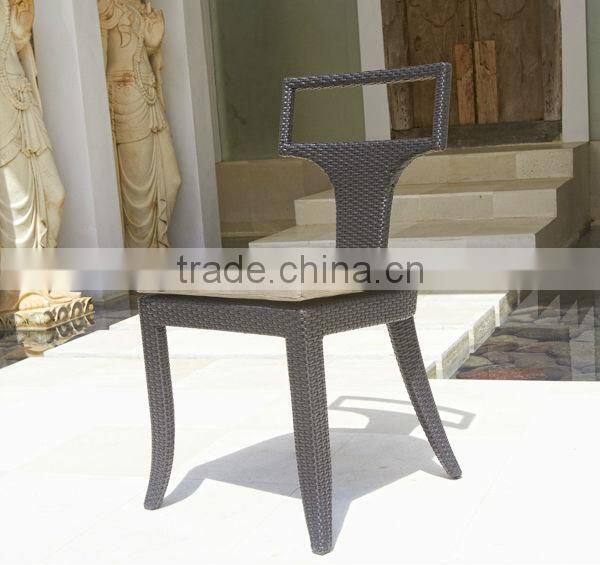 2017 Trade Assurance New Design all weather rattan outdoor armless chairs