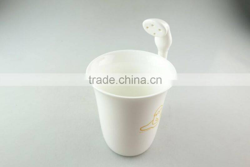 special white porcelain mug , cheap wholesale porcelain mug in stock