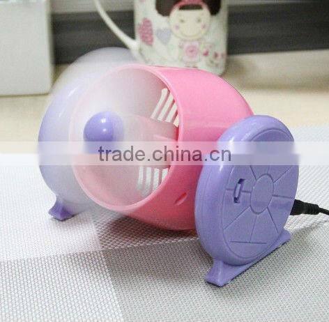 supply fashion Cannon USB battery dual-purpose mini fan