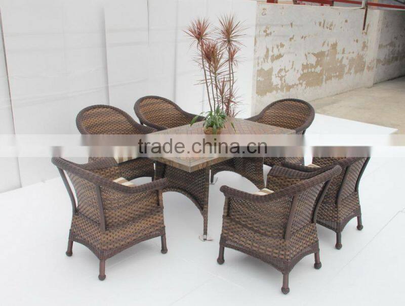 Dining Set New Design Patio Wicker Furniture (BP-3038)