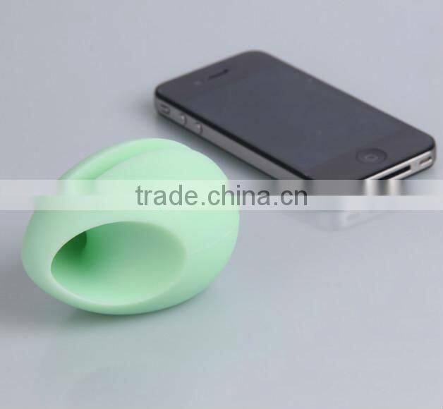 Cute silicone egg sound amplifier or speaker