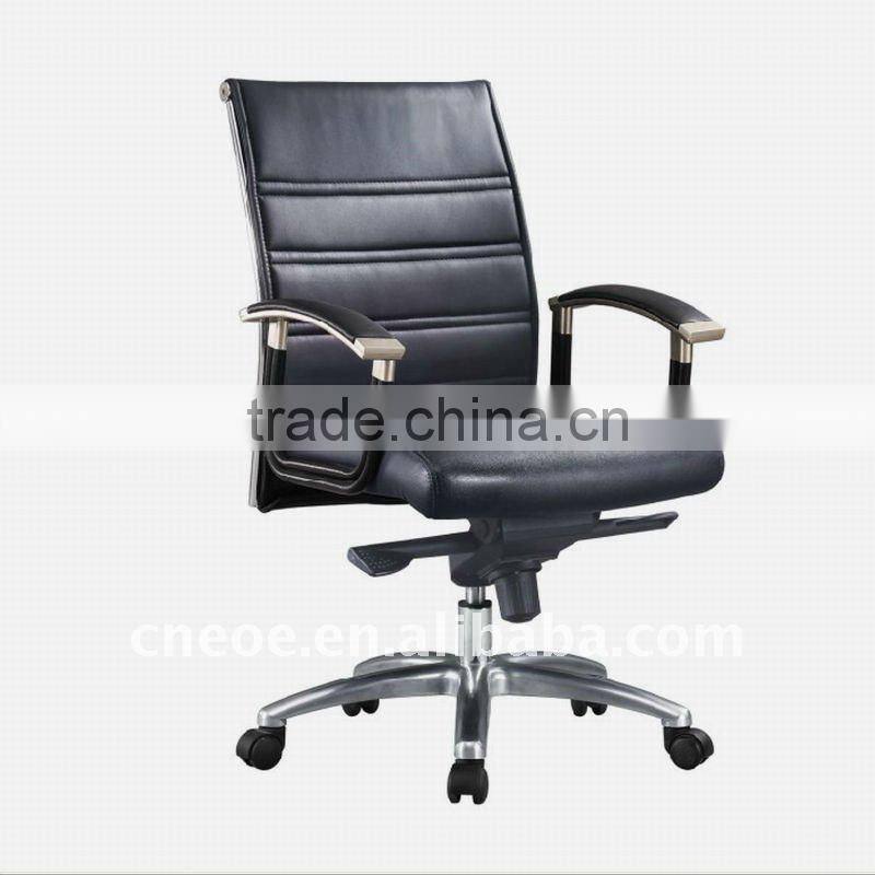 modern office furniture leather chair stainless steel heated office chair(EOE brand)