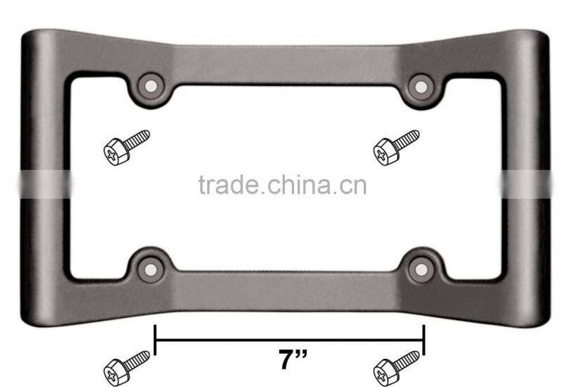 Front Car Bumper Protection, Ultimate Front Bumper Guard. Front Bumper Protection License Plate Frame. Tougher Than Stee