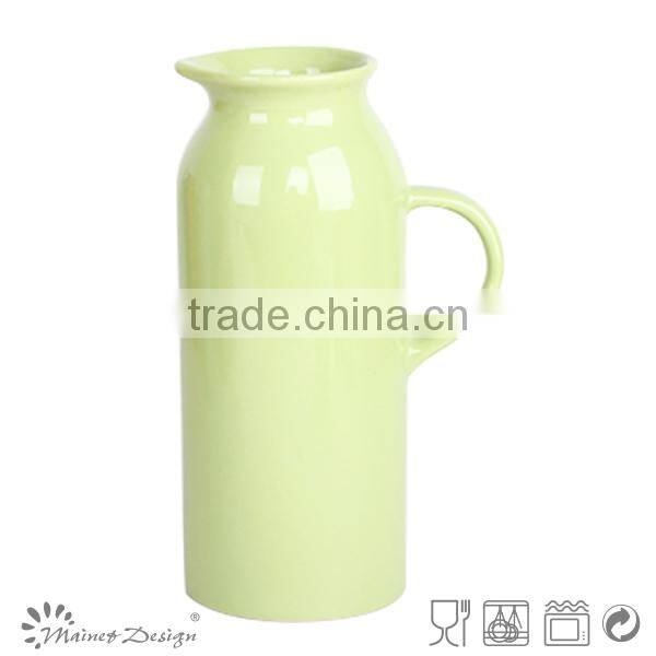 Delicate Emboss Crockery Stoneware Houseware colorful Pitcher