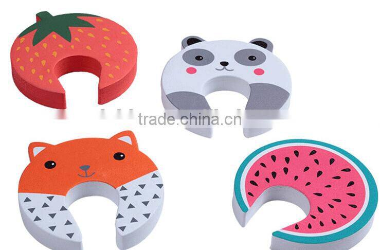 OEM logo printing factory good price non toxic baby safety product funny door stopper
