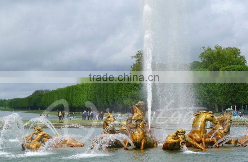 large outdoor copper sculptures metal bronze horse fountain