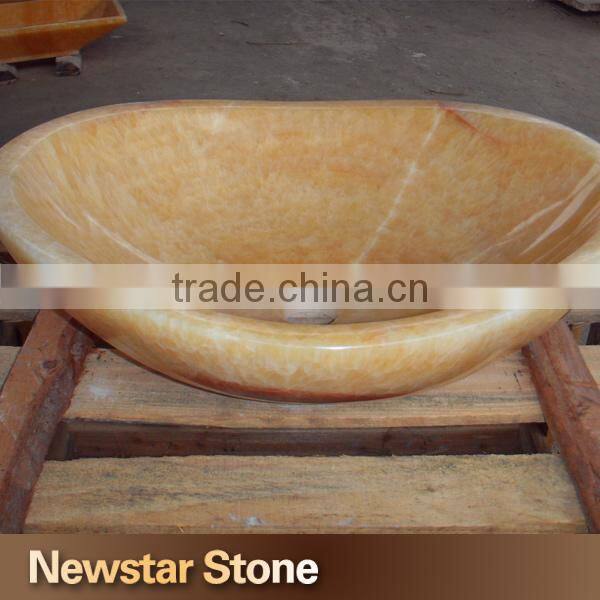 Chinese natural stone bathroom sink onyx sink