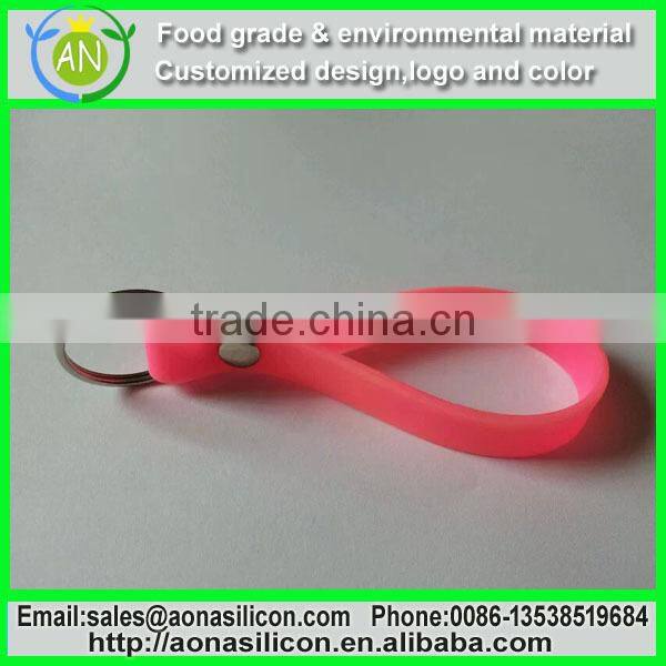 Silicone Key Ring Silicone Key Trap Silicone Loop Key Chain