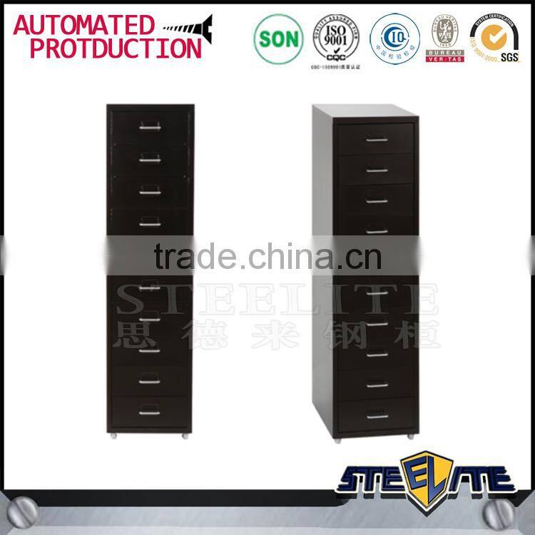 New Design Cheap Steel Colourful 10 Drawer Cart For Hotel