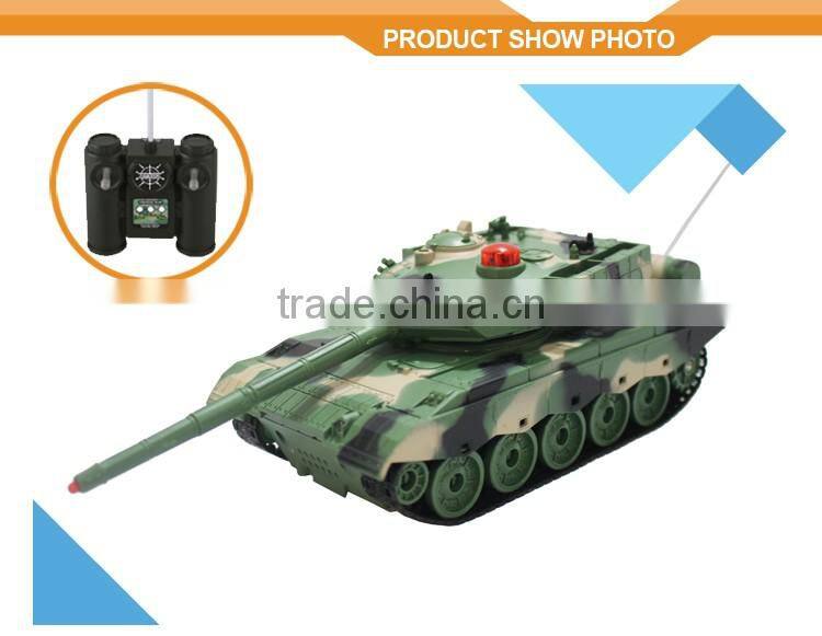 Auto-show 2.4GHZ RC battle tank/Light and Sound model tank Electric RC Tank