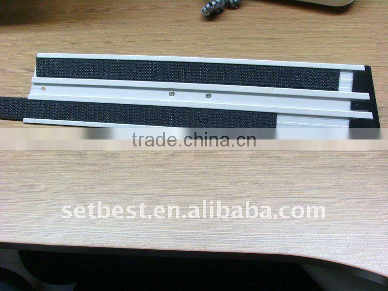 NEW DESIGN Aluminum flat mop frame pro with hook and loop fastener spot