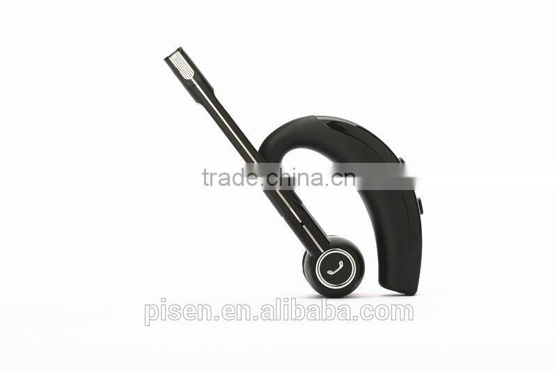 Pisen Rotatable Ear Hook Handfree NFC Connection Noise Cancelling Mini Wireless Earbud Stereo Bluetooth Earphone With Double Mic