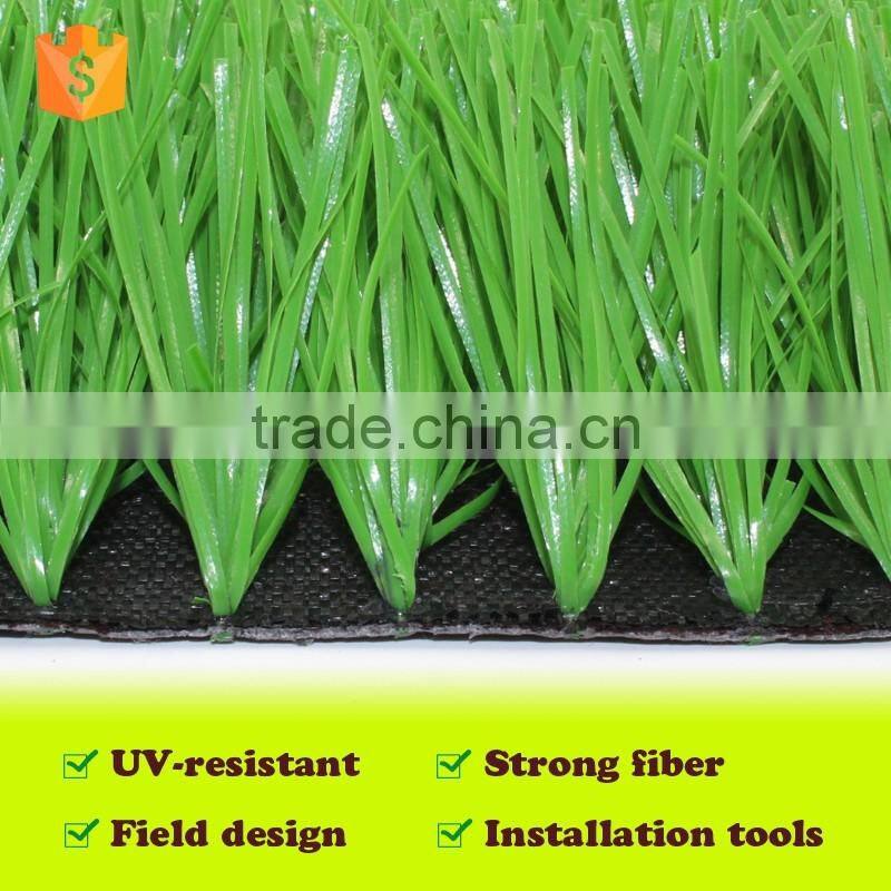 2015 new arrival field green synthetic grass for soccer fields