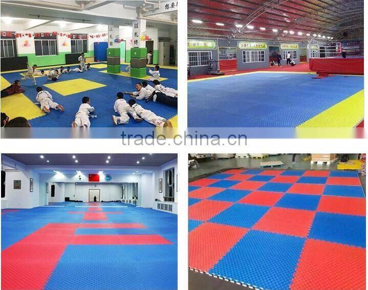 Blue & Yellow Reversible 40mm Tatami Jigsaw Mats