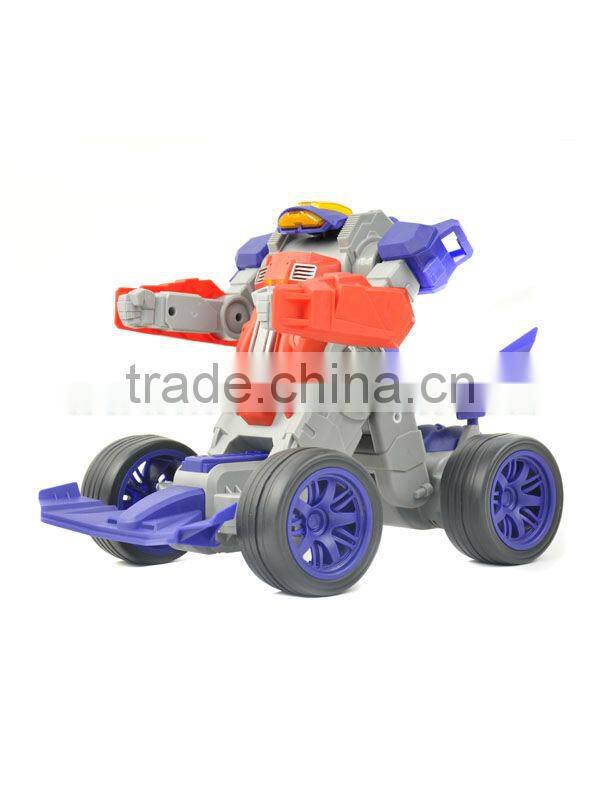 Hot product 4 Function RC Robot Car, changing rc robot toy car