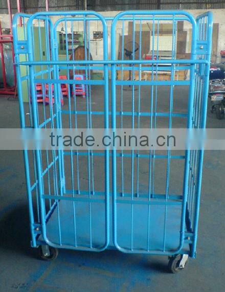 roll cage pallet with 2 doors